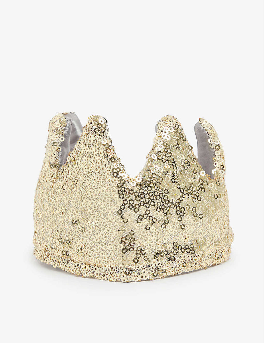 Sequin Crown Gold